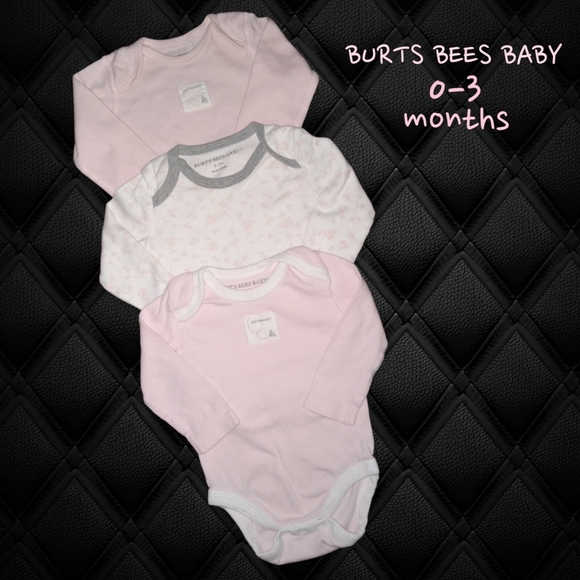 Burt's Bees Baby Other - 3 Burt's Bees Baby onsies